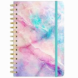 HUAMXE Spiral Journal Notebook, Hardcover Lined