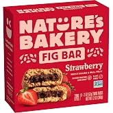 Nature's Bakery Strawberry Fig Bars, Real Fruit, Nut Free, 6 Pack