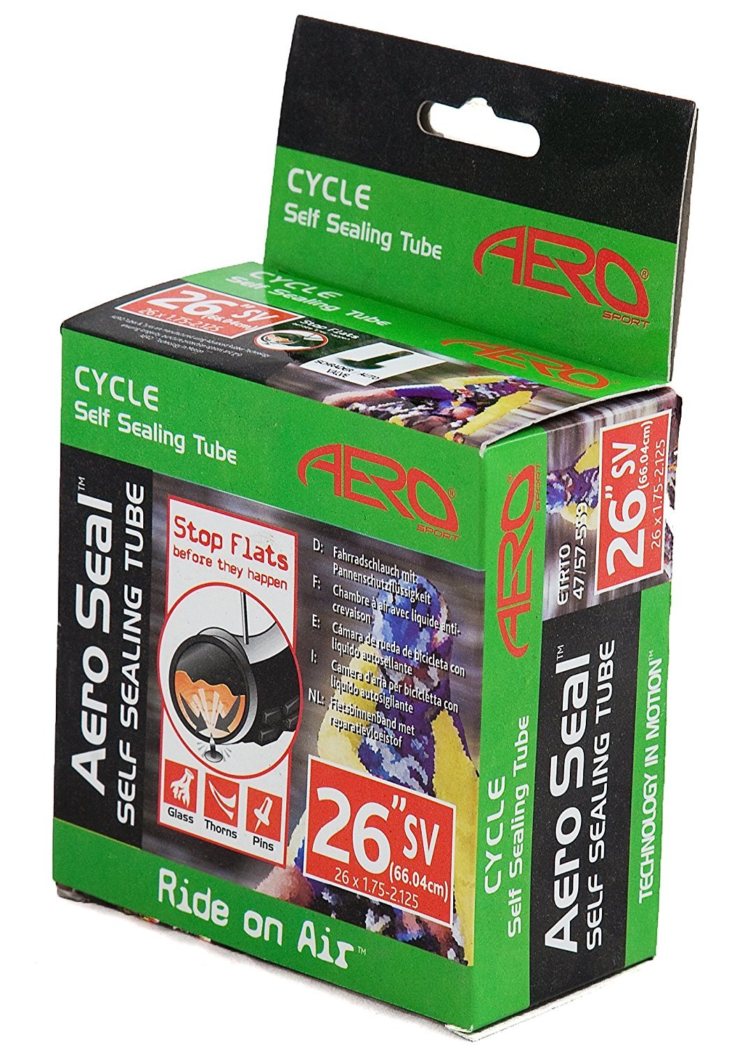Aero Sport® STUS26 26" x 1.75 -2.125 Self Seal Inner Tube