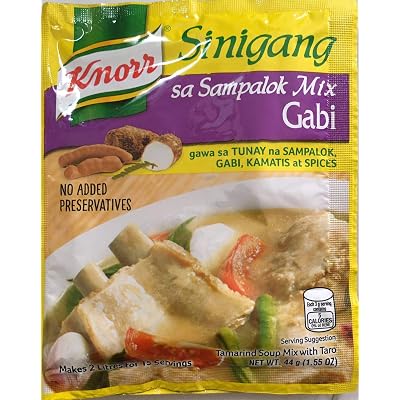 Buy Knorr Sinigang Na May Gabi Tamarind Soup Mix With Taro 44g 6 Pack Online In Poland B07xpcp3cc
