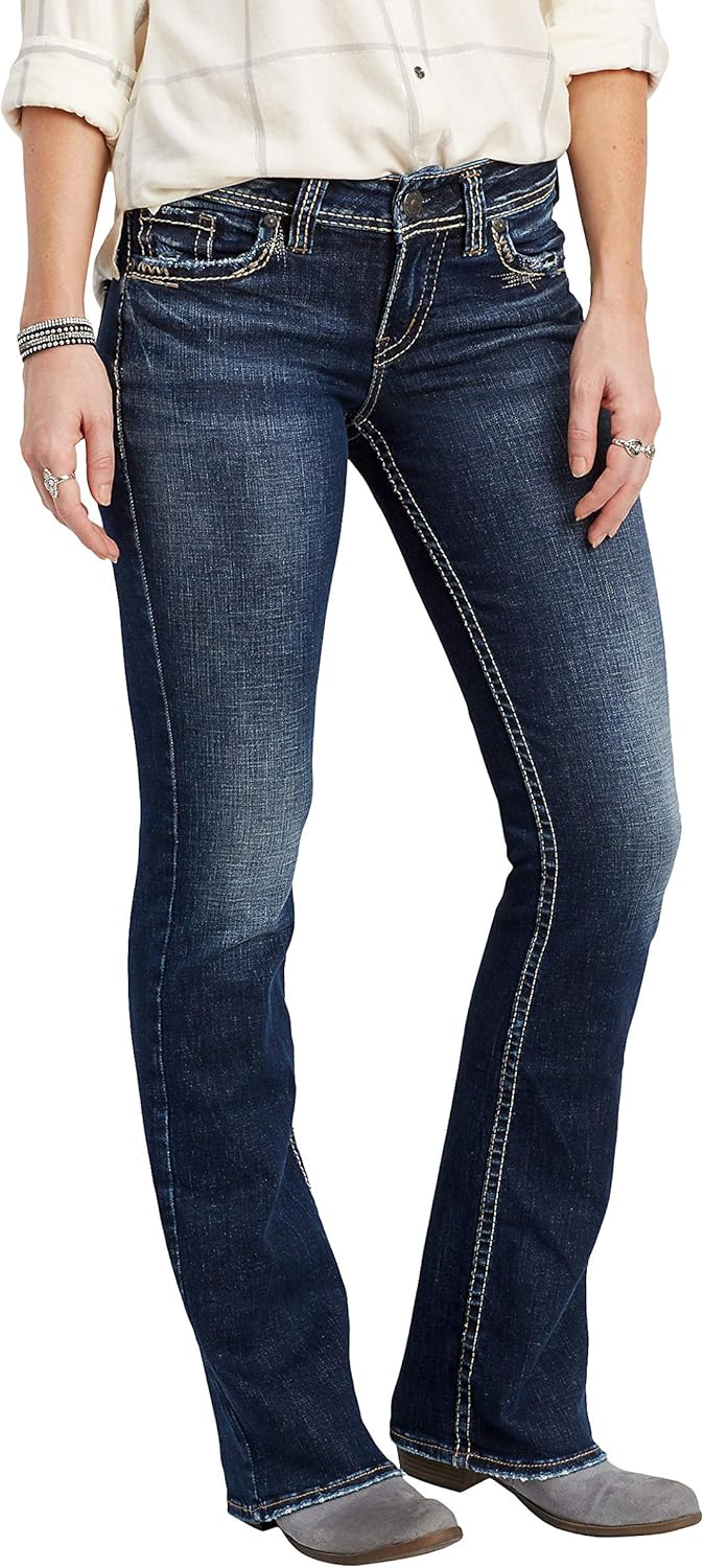 Silver Jeans Co. Women's Suki Slim Boot Jeans With