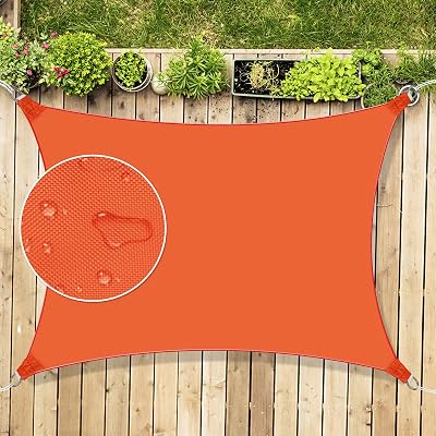 Mokani 3x3m Sun Shade Sail Rectangle Outdoor Canopy Orange