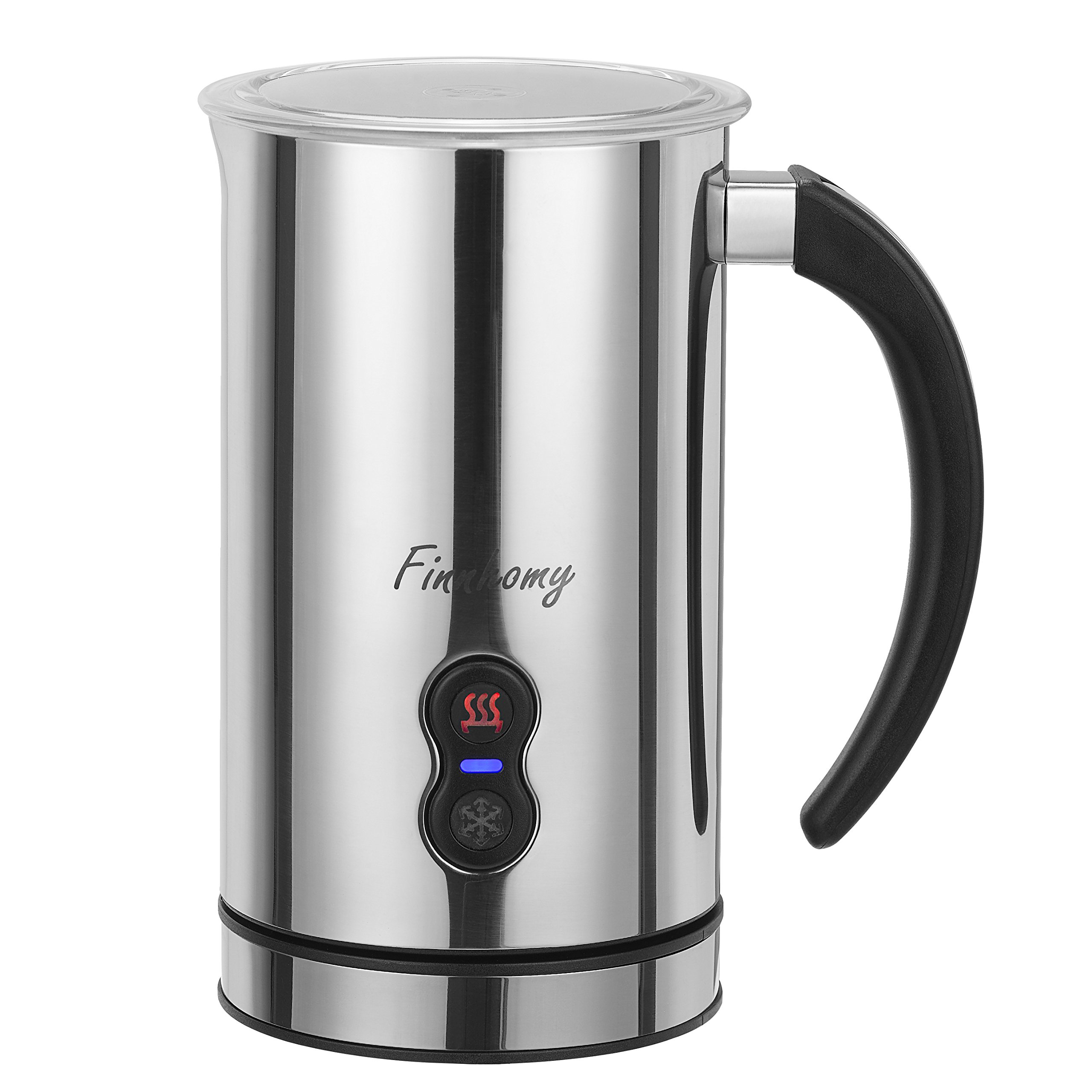 Finnhomy Automatic Electric Milk Frother & Heater 250ml with Hot or
