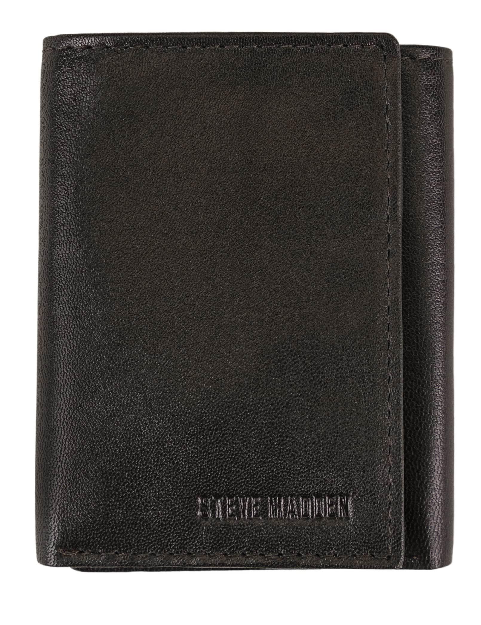 Steve Madden Men's RFID Trifold Wallet with Id Window
