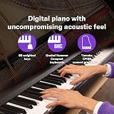 Yamaha P-145BT Digital Piano 88 Weighted Keys Bluetooth Lightweight Black view 3