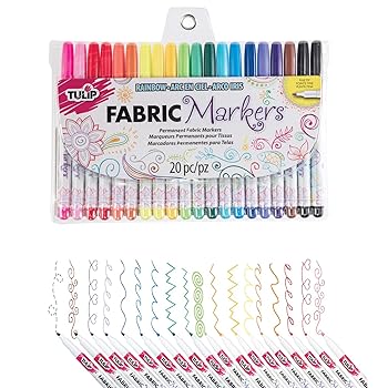 Tulip Permanent Nontoxic Fabric Markers