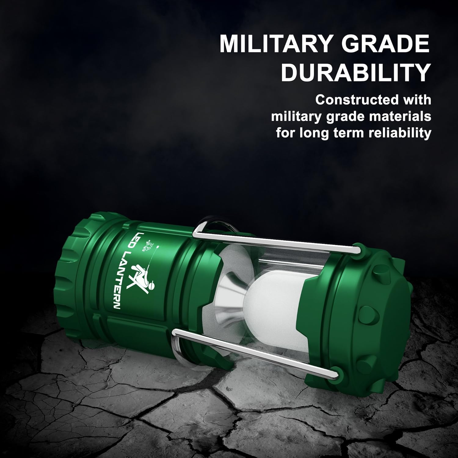 MalloMe Lanterns Battery Powered LED - Camping Lantern Emergency Hurricane Lights - Portable Camp Tent Lamp Light Operated at Home, Indoor, Power Outages: Sports & Outdoors