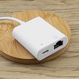 YINETTECH USB C to Ethernet Adapter 60W PD Type-C Charge RJ45 100Mbps view 5