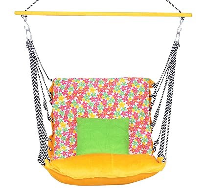 EA Designer Imported Cotton Swing Hammock for Adults - Folding and Washable
