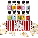 Thoughtfully Gourmet, Popcorn Party Seasoning Sampler, Vegetarian Popcorn Seasoning Kit Flavors Include Kettle Corn, Garlic P