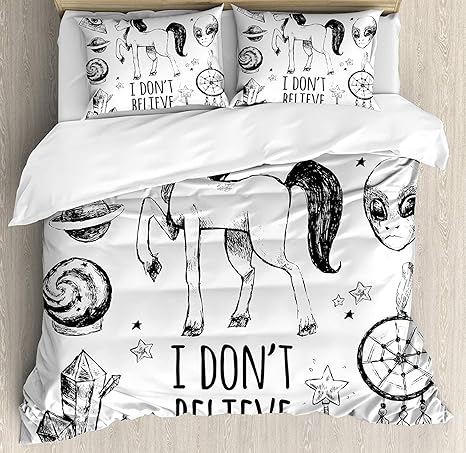 Amazon Com Unicorn Twin Bedding Comforter Sets All Season 4pc