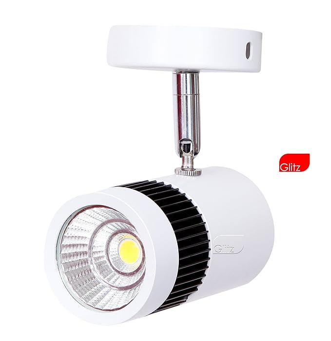 Glitz 7WSPWH 6W 6500K Finest Quality Led Spot Light (Cool White)