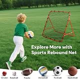 Amazing Tour Football Rebounder Training Net Steel Frame Adjustable Angles view 3