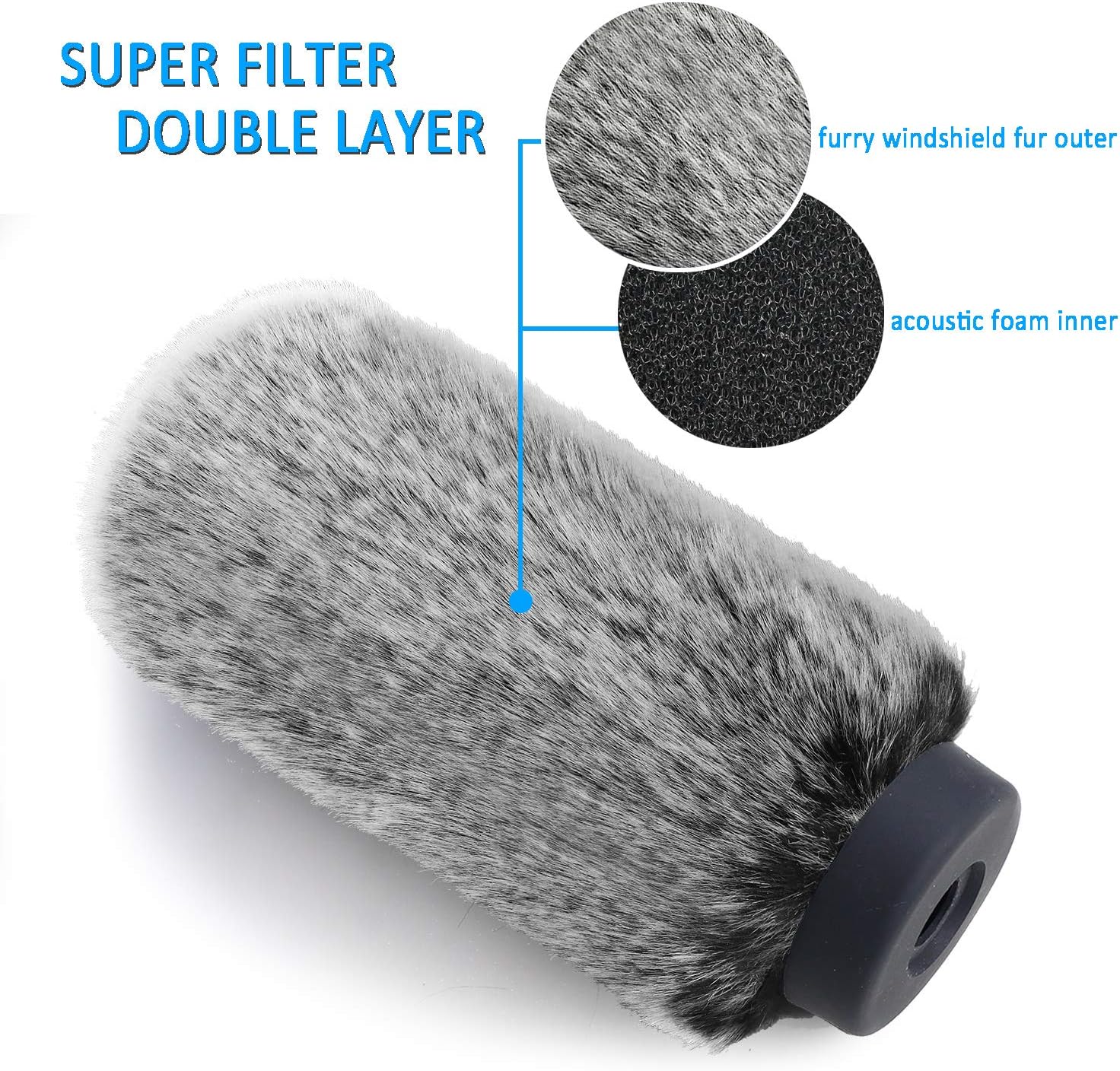 NTG3 Microphone Windmuff, Windscreen/WindShield for NTG3, NTG2 - Image 3