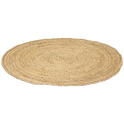 Runder Jute Teppich Teppiche Wanddeko Outdoor Garten Flur Natur