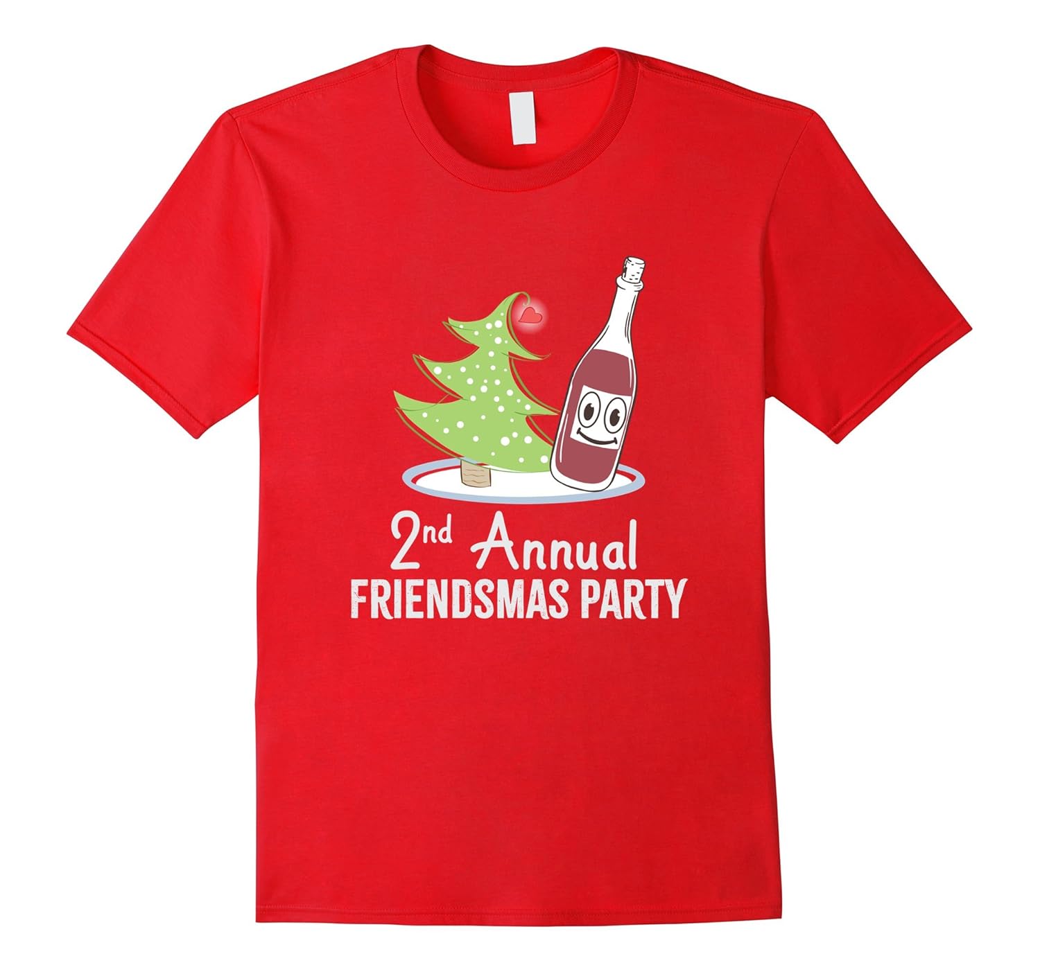 2nd Annual Friendsmas Party Shirt Christmas Group Friends-Rose