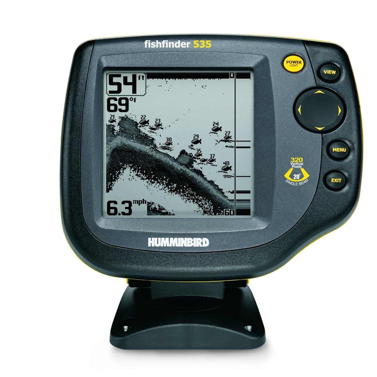 Amazon.com: Humminbird 535 5-Inch Waterproof Fishfinder: Cell Phones &  Accessories