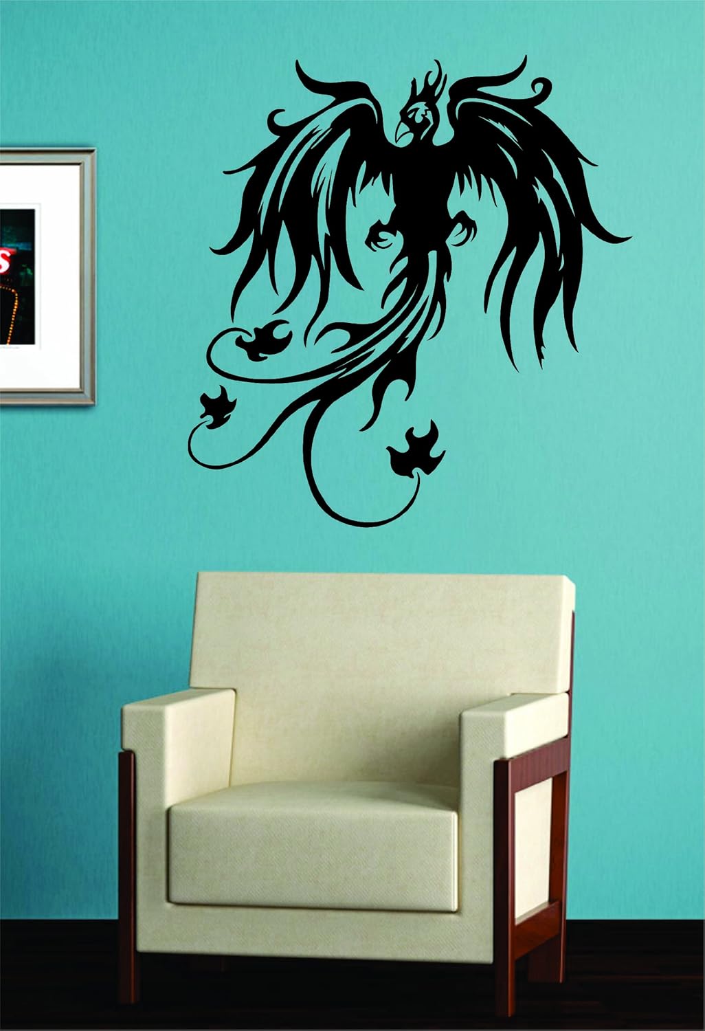 Phoenix Bird Decal Sticker Wall Decal Vinyl Art Animal