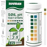 Soil pH Test Kit-125 Soil pH Test Strips (3-9 Range) for Gardens Lawns | Quick &amp; Accurate Soil Testing Paper for Grass Flower Vegetable Compost Plants