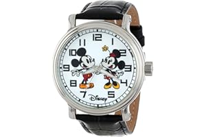 EWATCHFACTORY Disney Mickey Mouse Adult Vintage Analog Quartz Watch