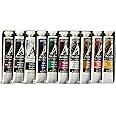 Grumbacher Academy Oil Paint, 24ml/0.81 oz Tube, 10-Color Set
