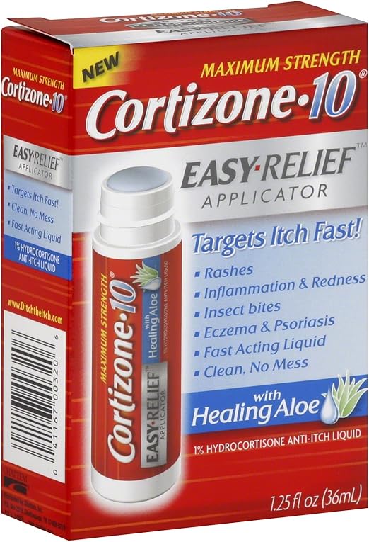 CORTIZONE10 EASY RELF APPLCTR Size 1.25 OZ Health
