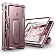 Dexnor Case for Galaxy Tab S8 / S7 11 Inch, Built-in Screen Protector & Kickstand - S Pen Holder, Heavy Duty Shockproof Full Body Protective Cover - Pink