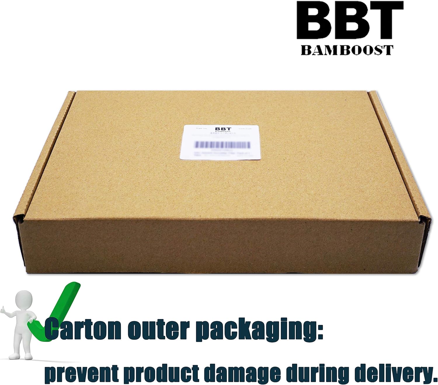 BBT BAMBOOST Replacement Parts Filters Side Brushes Compatible with Coredy R3500 R3500S Robotic Vacuum Cleaner Accessories - 6 Filters and 6 Side Brushes -