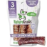 Nature Gnaws Beef Trachea Crunch Wraps for Dogs