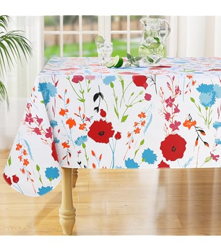 Tovaglia Quadrata 132x132 Cm - Designimports Home "Indian Summer", 100% Cotone