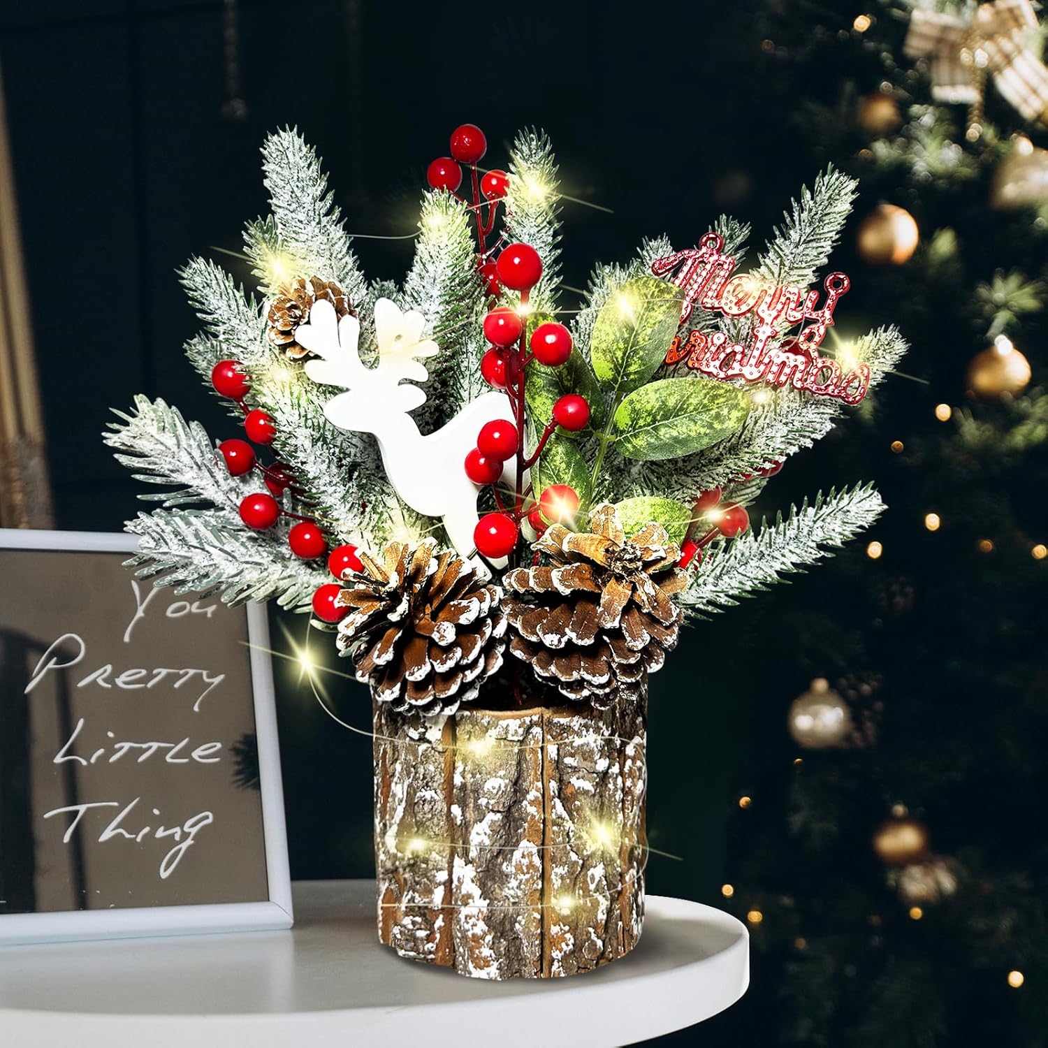 Trees - Baisal Artificial Mini Christmas Tree, 12