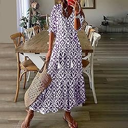 Sales Today Clearance Womens Summer Dresses Short