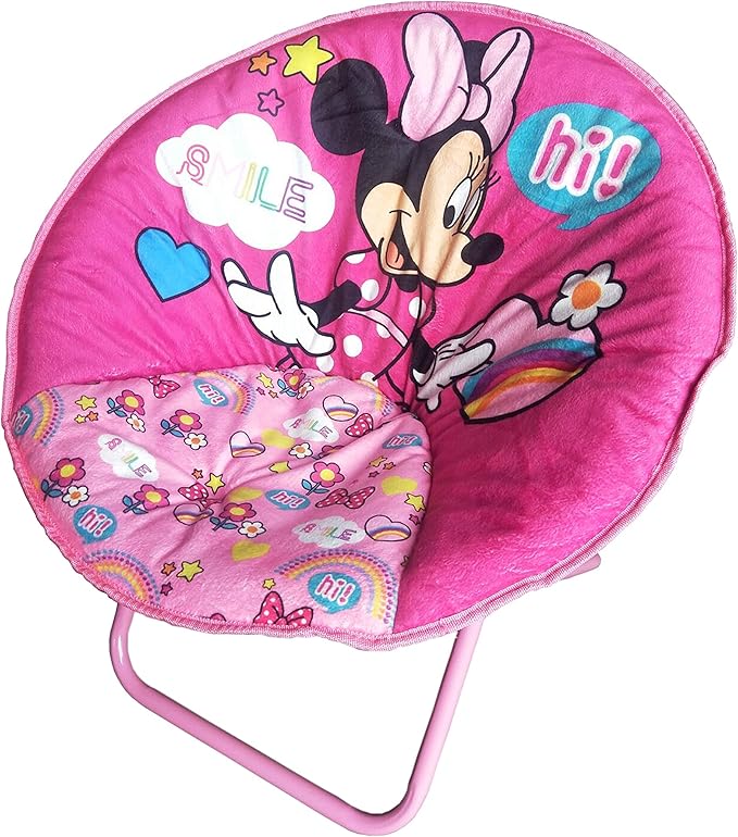Disney Minnie Mouse Kids Saucer Chair, Pink Toys & Games