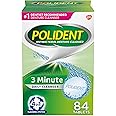Polident 3 Minute Denture Cleanser Tablets - 84 Count