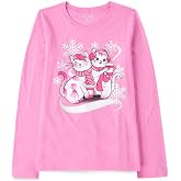 The Children's Place Girls' Unicorns,Sports,Princess Long Sleeve Graphic T-Shirts