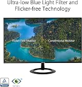 ASUS VZ27EHF 27 inch IPS Full HD Frameless Gaming Monitor 100Hz 1ms Eye Care view 4