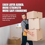 Merrimen Clear Packaging Tape 45µm Heavy Duty 66m 6 rolls 48mm view 3