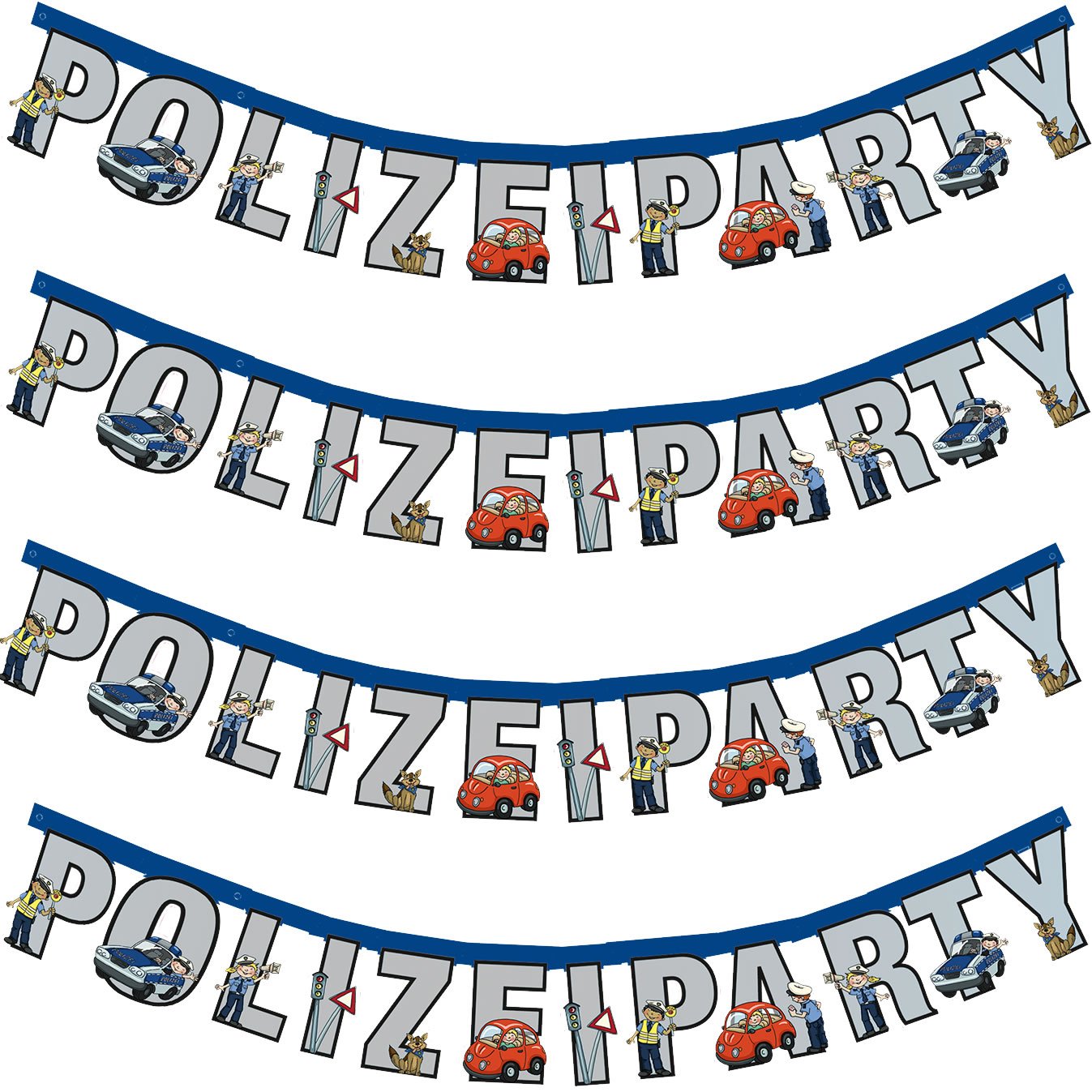 tib Police Letter Garland