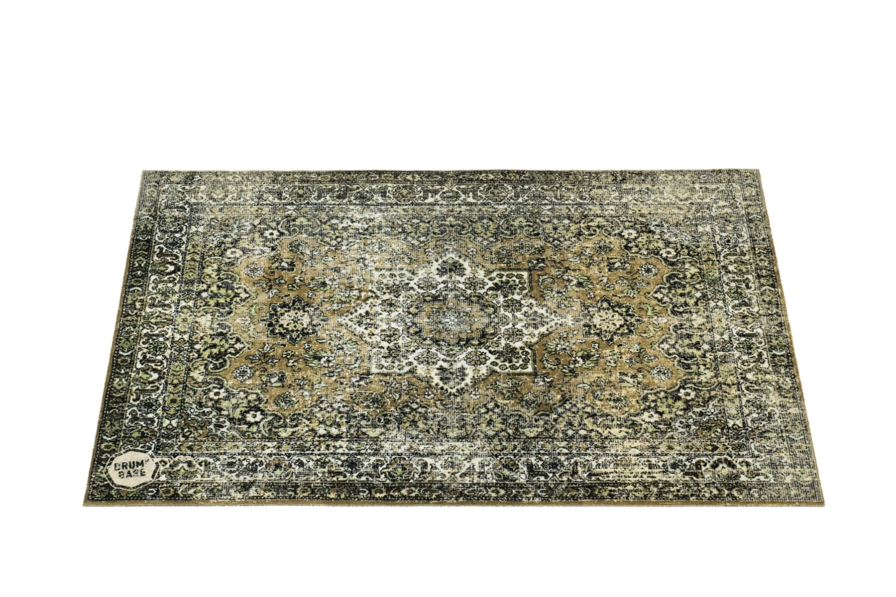 Drum N Base Vintage Persian Stage Rug - Green - 130 x 90cm