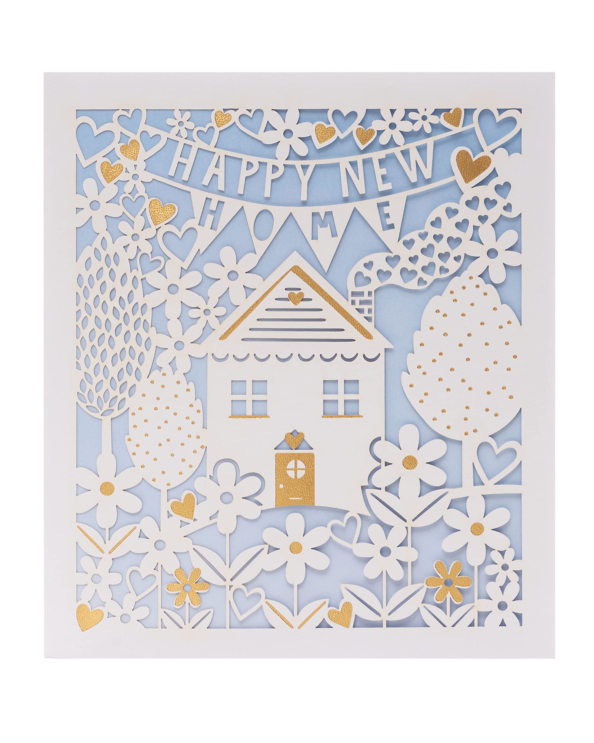 New Home Luxury Laser Cut Congratulations Card