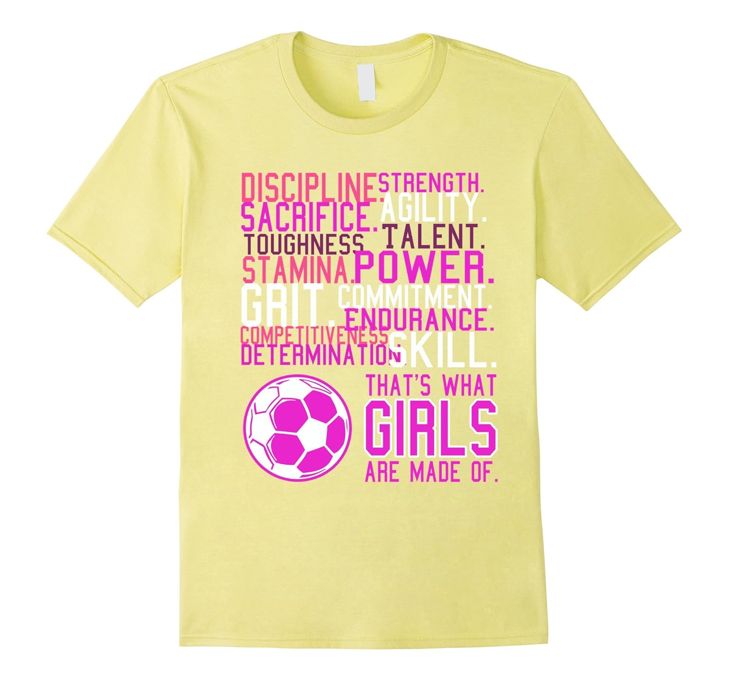 Girls’ Soccer TShirt Juniors Football Tee Shirt4LVS