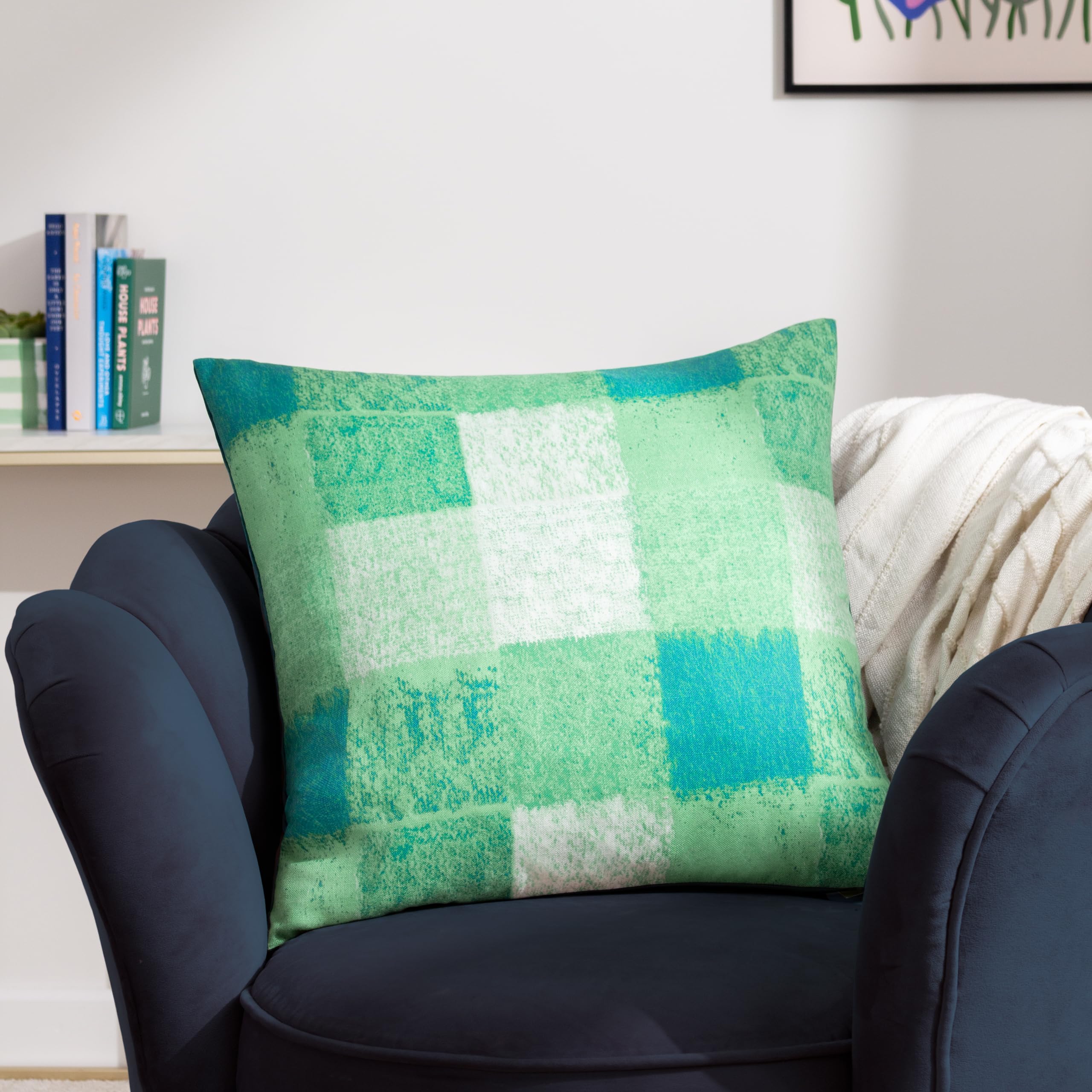 furn. Alma Check Cushion Cover