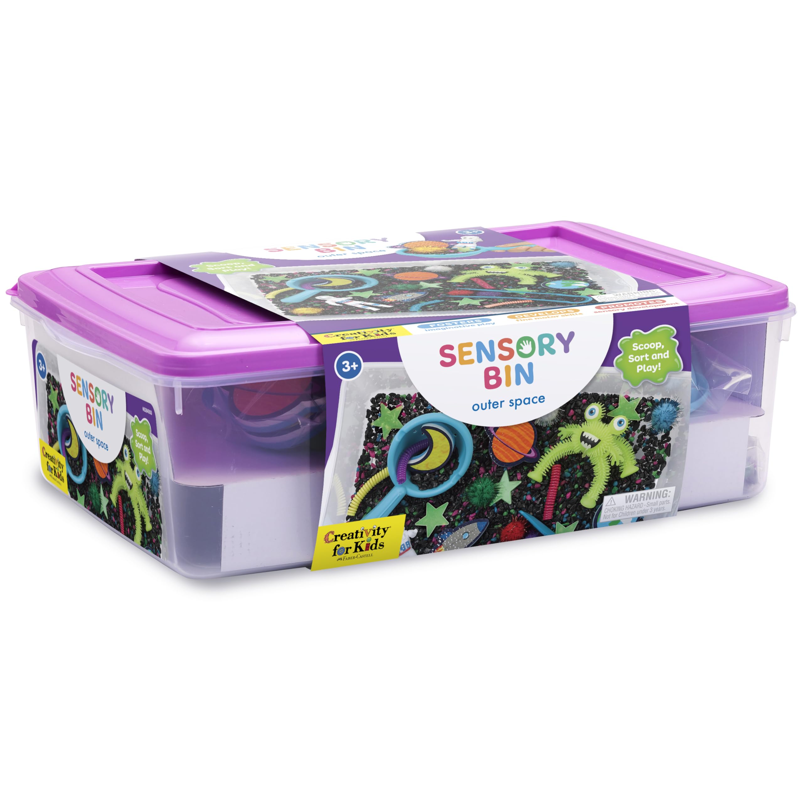 Photo 1 of Creativity for Kids Sensory Bin: Outer Space Toys - Preschool and Toddler Sensory Toys, Kids Gifts for Boys and Girls (Ages 3+)