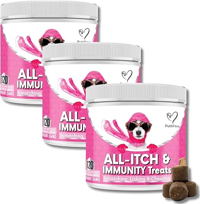 NutriPaw All-Itch Immunity Treats for Dogs Trio Pack