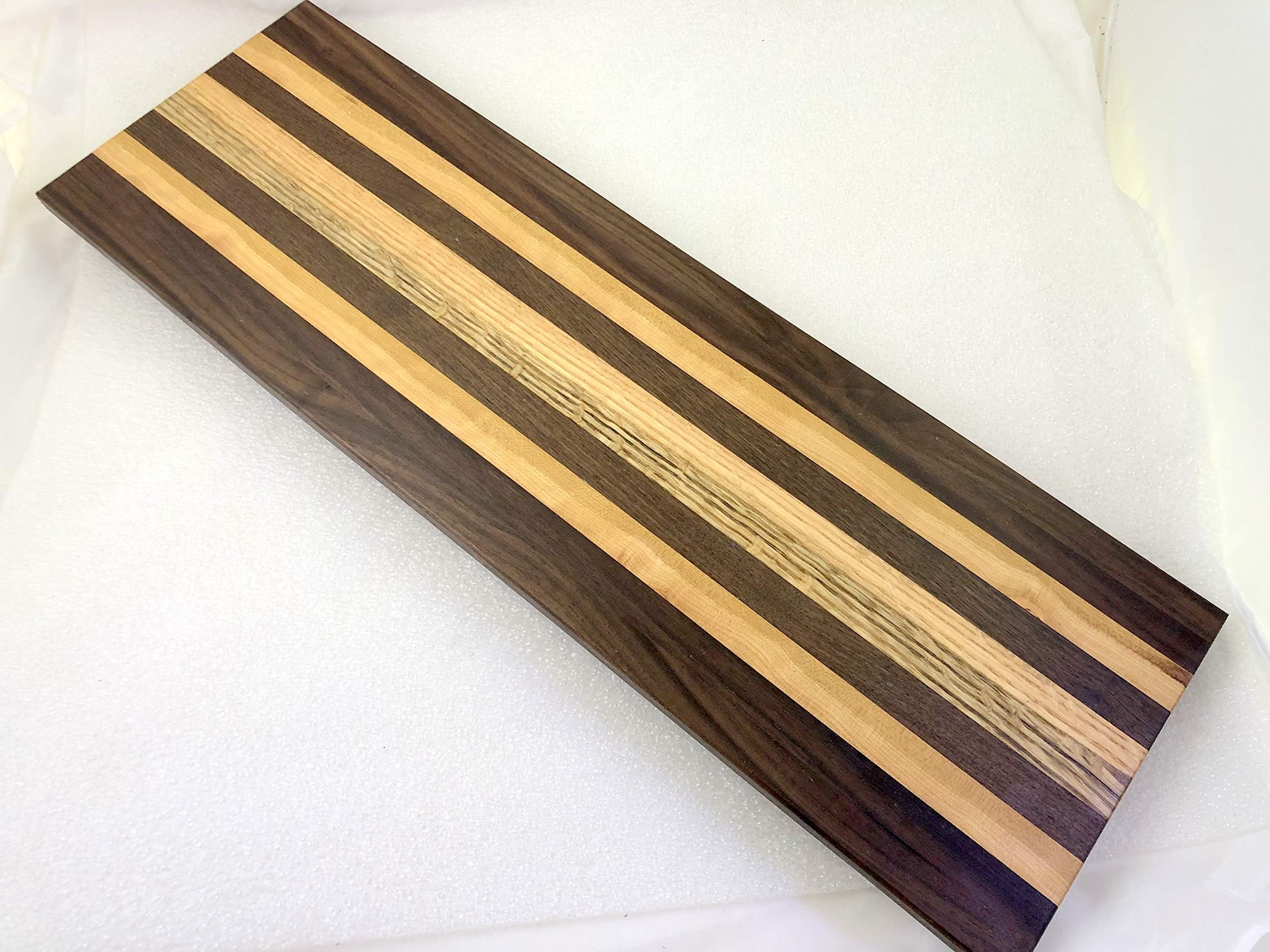 Charcuterie cheese long board 89, Spalted Red Oak serving piece or cutting board