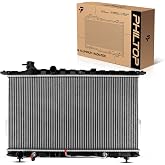 PHILTOP CU2339 Radiator Replacement for Core Width 28-1/4 inch | Fit for 1999 2000 2001 2002 2003 2004 2005 Sonata 2001 2002 2003 2004 2005 2006 Optima