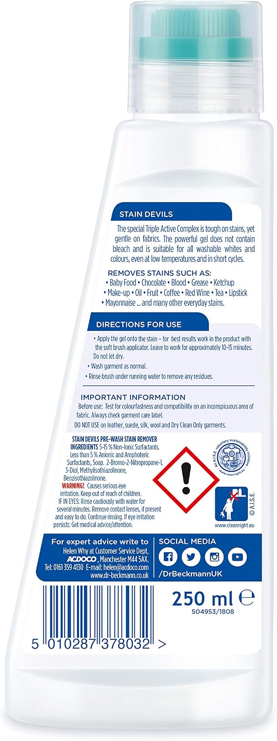 Dr. Beckmann Stain Devils Pre-Wash All Purpose, 1 Count - Image 3