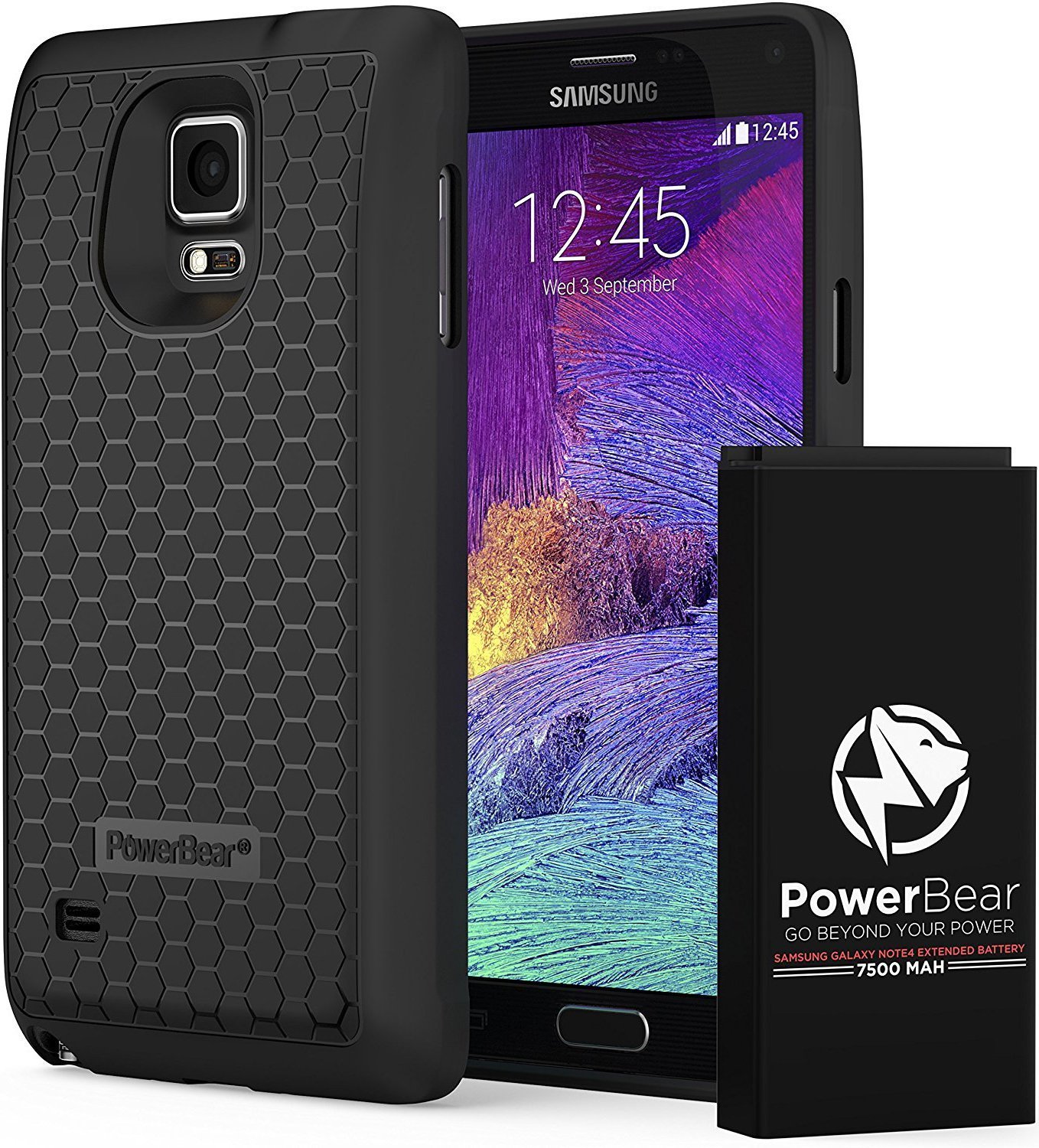 PowerBear Compatible for Samsung Galaxy Note 4 Extended: Amazon.co.uk:  Electronics
