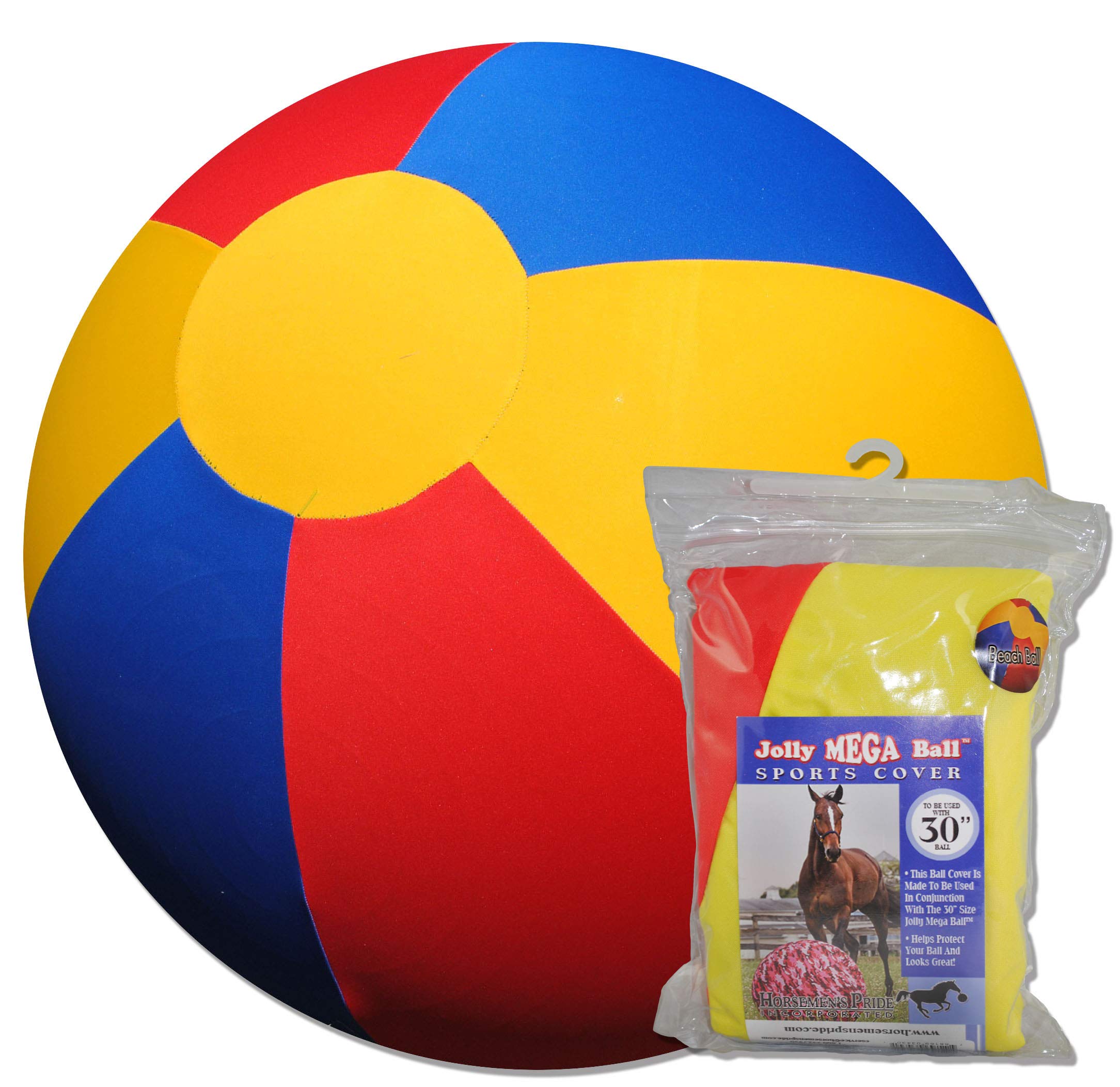 Other HORSEMEN'S PRIDE JOLLY MEGA BALL COVER, clear, 30-inch, C430 BB