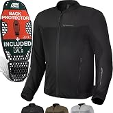 SHIMA OPENAIR Motorbike Jacket for Men - Lightweight Breathable Summer Mesh Mens City Biker Jacket